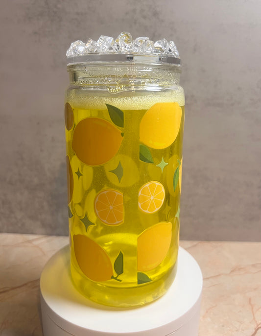 Lemon with Iced Lids