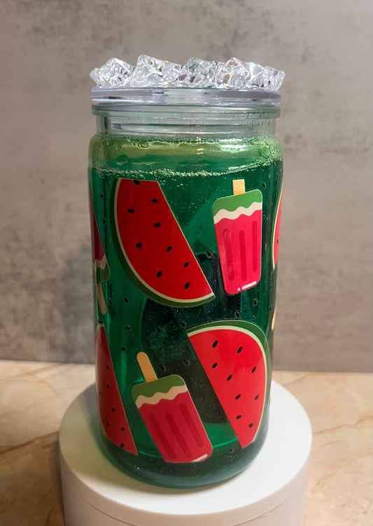 Watermelon with Iced Lid