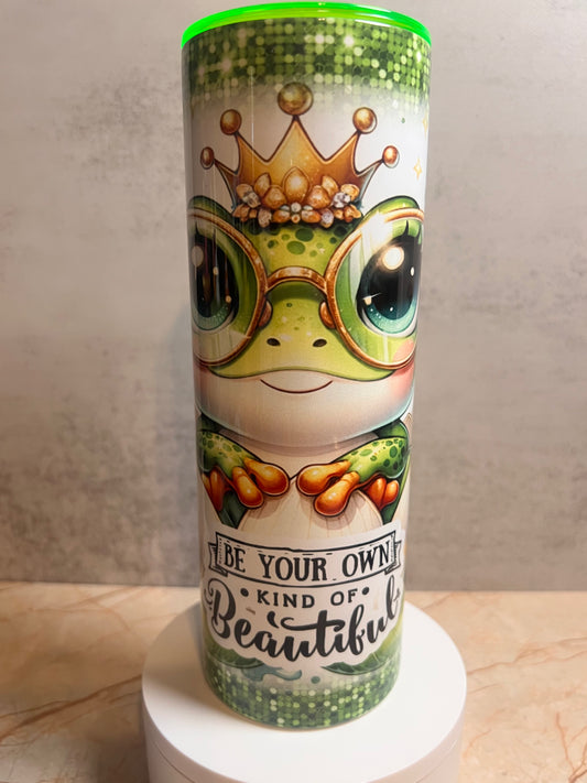“Be Your Own Kind Of Beautiful” with Green Lid