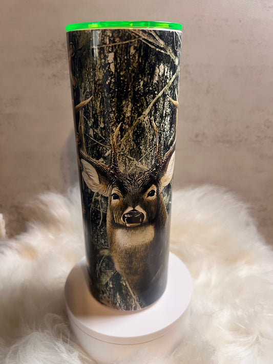 Deer/Fish with Green Lid