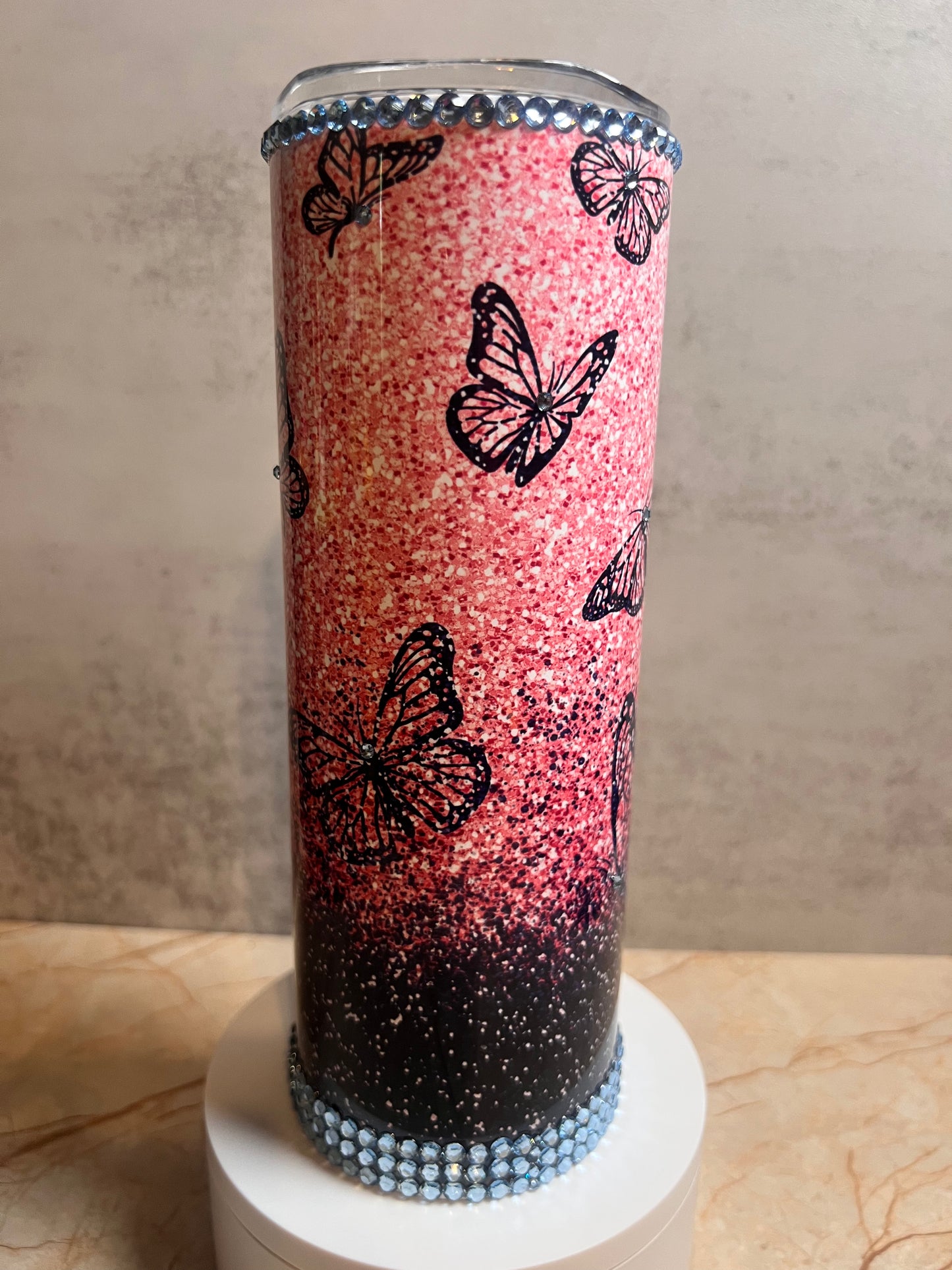 *DISCOUNT* 20oz Butterfly with Bling.
