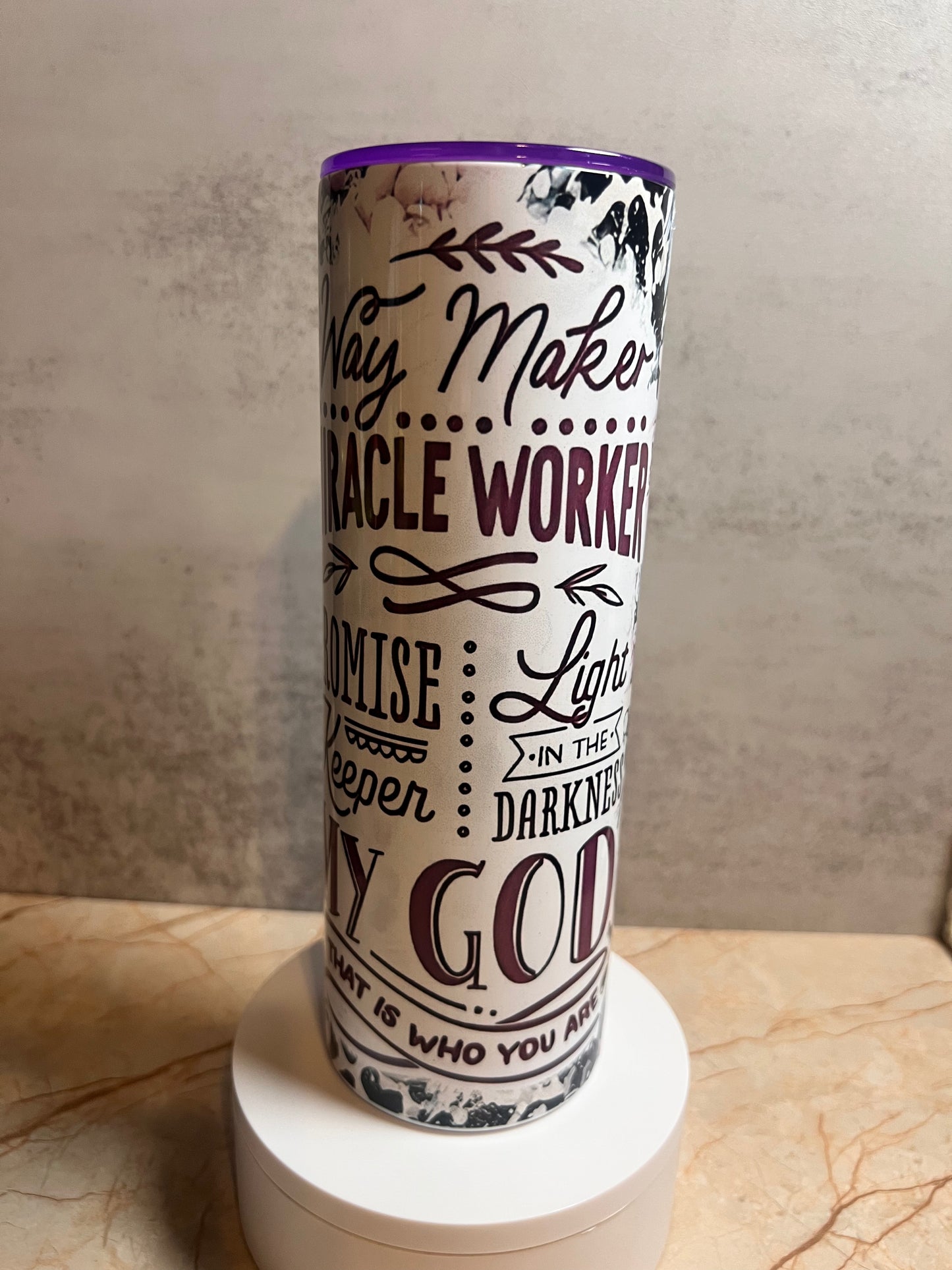 Way Maker with Purple Lid