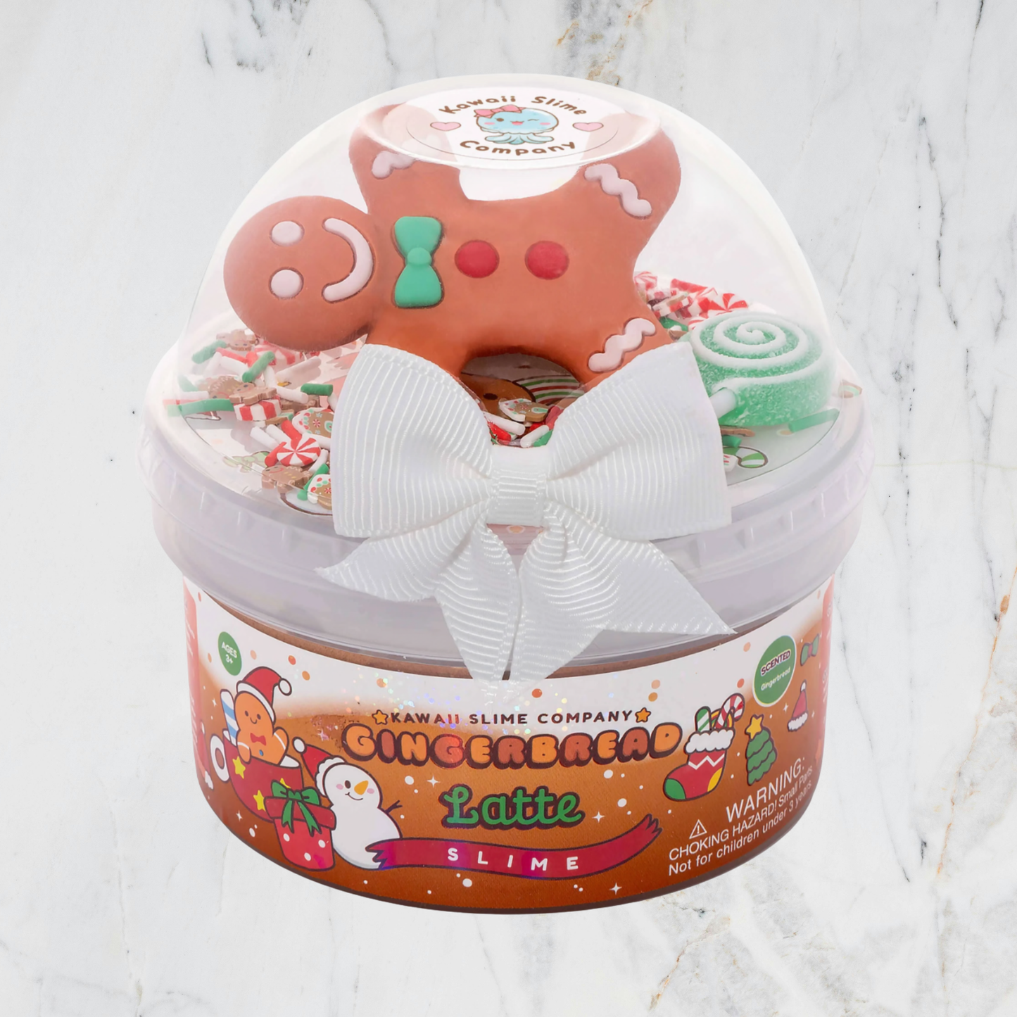 Gingerbread Latte Slime - Kawaii Slime Company