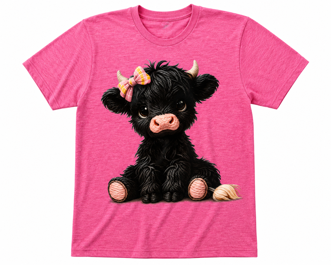 Black Cow Short Sleeve Shirt